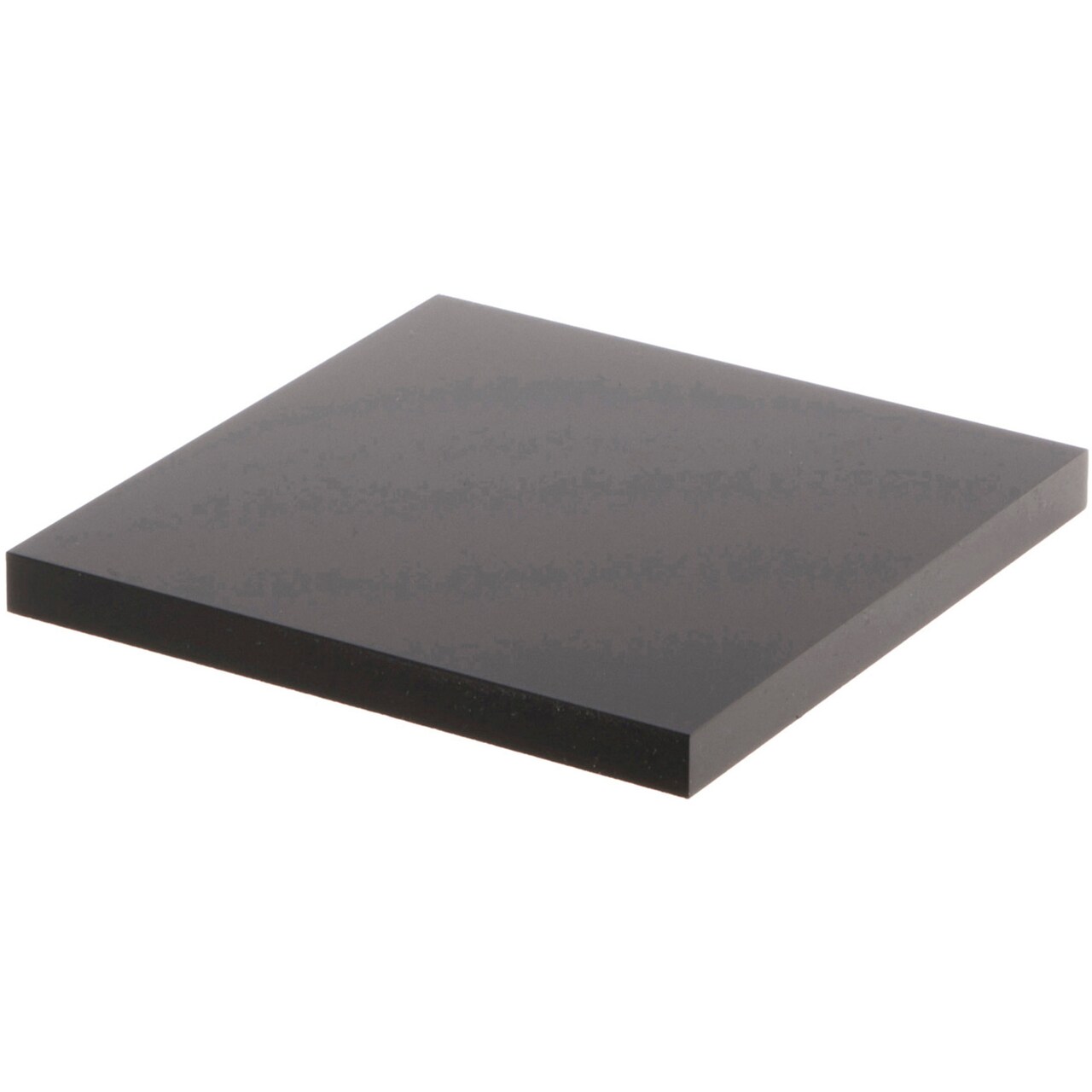 Plymor Black Square Acrylic Display Base, 4" W x 4" D x 0.375" H